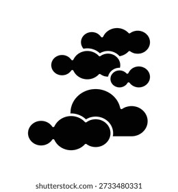 Cloudy icon illustration vector design template