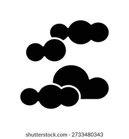 Cloudy icon illustration vector design template