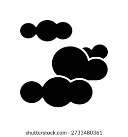 Cloudy icon illustration vector design template
