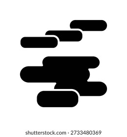 Cloudy icon illustration vector design template