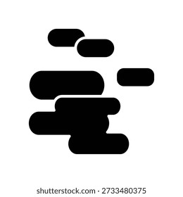 Cloudy icon illustration vector design template