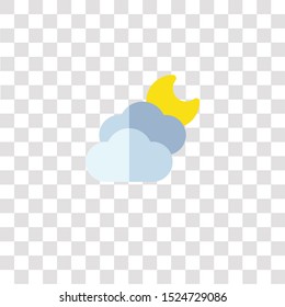 cloudy icon sign and symbol. cloudy color icon for website design and mobile app development. Simple Element from weather collection for mobile concept and web apps icon.
