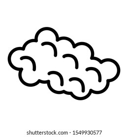 Cloudy icon vector design template