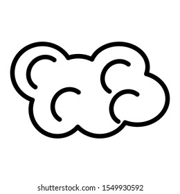 Cloudy icon vector design template