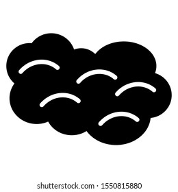 Cloudy icon vector design template