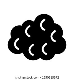 Cloudy icon vector design template