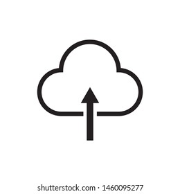 cloudy icon vector flat design
