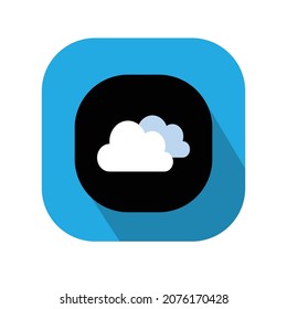 cloudy icon , weather symbol, Weather icon vector illustration.