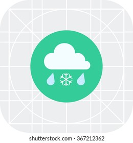 Cloudy with light rain
