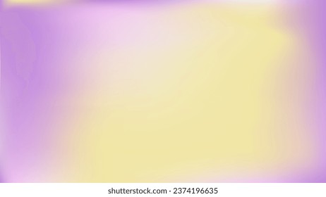 Cloudy light skyfall violet gradient mesh wallpaper. Periwinkle template for wedding invitation rsvp ads mockup. Pastel purple white yellow gradient background. Blurry pale lavender lemon design fon. 