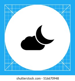 Cloudy at night