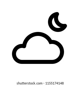 cloudy night forecast