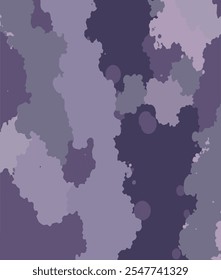 Cloudy purple and gray abstract background with blotchy, organic shapes