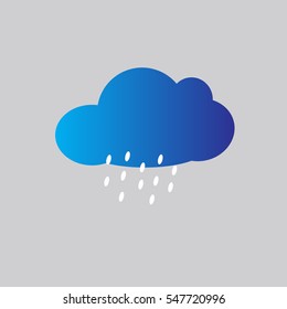 Cloudy rain weather