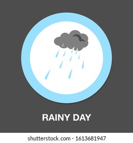 cloudy rainy icon - From forecast, Climate and Meteorology icons, widget icons