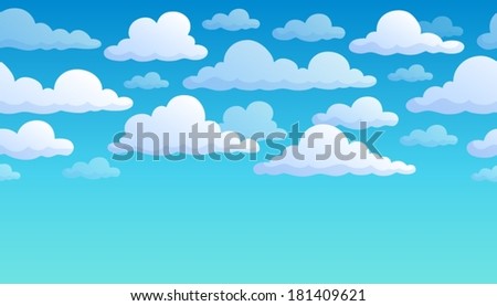 Cloudy sky background 7 - eps10 vector illustration.