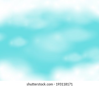 Cloudy sky background. Vector eps 10