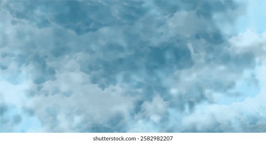 Cloudy sky with heavy clouds in a bad weather. White sky background. Luxury concrete wall white colour for background. Old grunge textures with scratches. Vignette texture in black and white