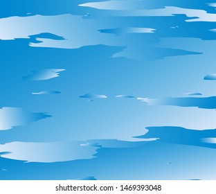 Cloudy sky Vector graphics Blue gradient color
