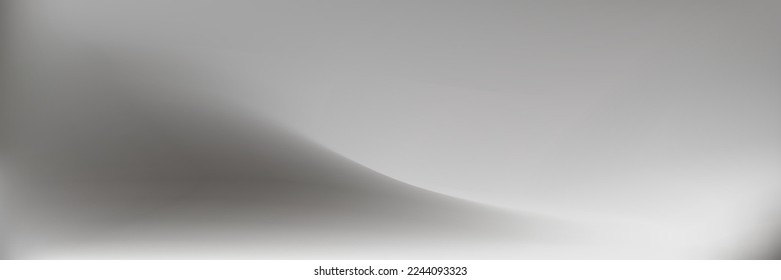 Cloudy Smooth Pastel Fluid Light Gradient Backdrop. Grey Weather Gray Blurry White Gradient Mesh. Monochrom Sky Smoke Metal Cloud Liquid Wallpaper. Silver Water Flow Smog Curve Wavy Smooth Surface.