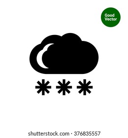 Cloudy with snow