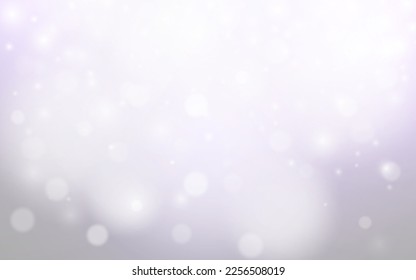 Fondo abstracto de luz suave para bokeh y boquilla de nieve, Vector eps 10 ilustración de partículas de bokeh, decoración de fondo