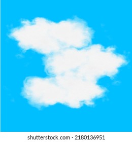 Cloudy sunny sky background illustration vector