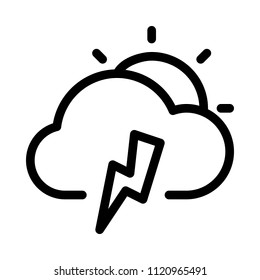 Cloudy Thunderstrom day