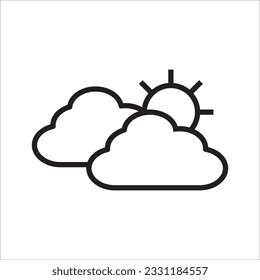 cloudy vector line new ico