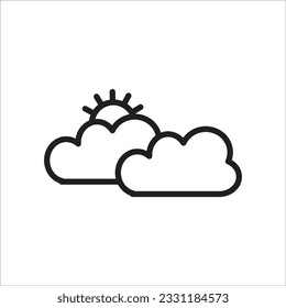 cloudy vector line new ico
