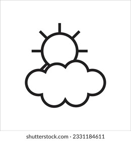 cloudy vector line new ico