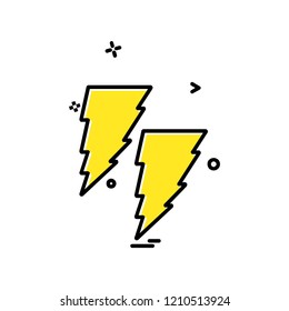 Cloudy weather icon design vector