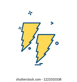 Cloudy weather icon design vector