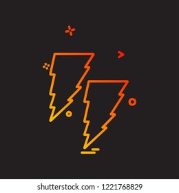 Cloudy weather icon design vector