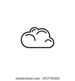 cloudy weather icon symbol sign vector