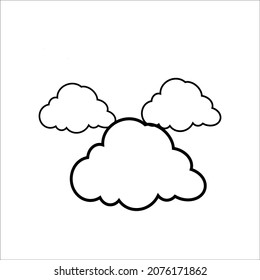 Cloudy weather icon , weather symbol, Weather icon vector illustration.