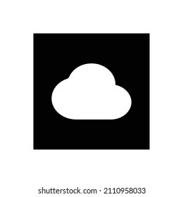 cloudy weather, weather icon, vector illustration