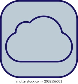 Cloudy weather, illustration, vector, on a white background.