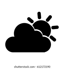cloudy weather isolated icon vector illustration design