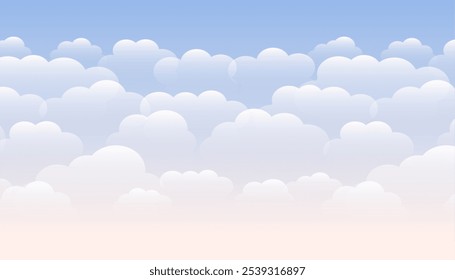 cloudy weather sky wallpaper for nature inspired design backdrop vector