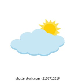clima nublado y nublado con sol cubierto