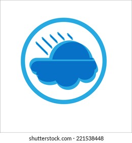 Cloudy Weather. Vector Illustration