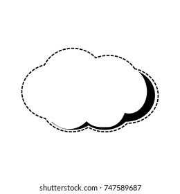 cloudy weather vector illustration