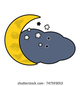 cloudy weather  vector illustration