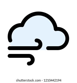 cloudy wind breeze