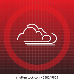 cloudy and the wind icon
