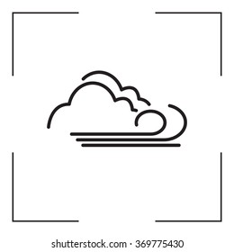 cloudy and the wind icon