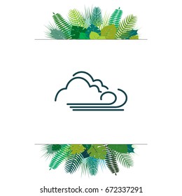 cloudy and the wind icon