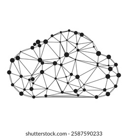 Clound data.Can be used for Wallpaper or Space to put text.Vector illustration.