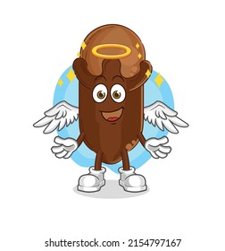 el ángel de clove con vector de alas. personaje de caricatura